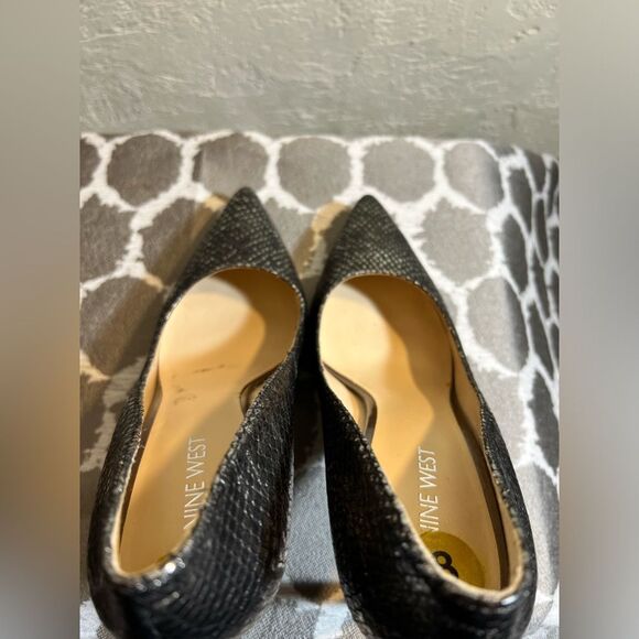 Women’s heels by Nine West, metallic skin, 8M,     Beautiful in great condition - Picture 9 of 13